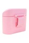 Auto Accessory Car Trash Can Portable In-Car Portable Organizer with Lid Trash Can Pink - 4