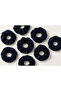 25-Piece Gift Buckle Set Black Elastic Buckle