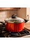 28 cm Deep Non‑Stick Casserole Pot | Tempered Glass Lid with Vent Hole - 5