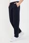 Navy Regular Fit Hooded Pocketed Sweatshirt Straight-Leg Men's Tracksuit Set - 3
