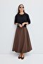 Round Neck Buttoned Knitwear Cardigan Black - 3