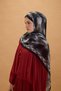 Larissa Silk Crepe Shawl - Black - 3