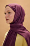 Bamboo Combed Shawl - Purple - 4