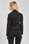 Women's Reglon Sleeve Zippered Bodysuit - Black - 5