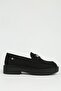 Women's Black Suede Loafer Pc-55223 - 2