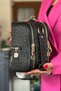 Original Suitable for Daily Use Waterproof Women's Shoulder Bag 2057 Black - 3