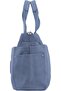 Shoulder Bag, Compact Zip-Top Tote in Water-Resistant Oxford, Front & Side Pocket - 5