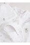 100% Organic Cotton Animal Printed White 4-Piece Hospital Discharge Set ALYAW4744 - 8