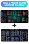 Excel & Python Kısayol Mousepad 80x40 Kaymaz Kauçuk
