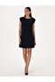 Navy Blue A-Line Knitted Dress 50318173-Vr033 - 3