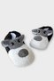 Unisex Soundproof House Slippers Black - White