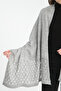 Openwork Pattern Detailed Knitwear Shoulder Shawl – Elegant Women's Shawl - 7