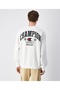 Street Varsity Crewneck Sweatshirt White Men's Sweatshirt - 221194-Ww048 - 2