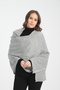 Openwork Pattern Detailed Knitwear Shoulder Shawl – Elegant Women's Shawl