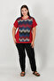 Short Sleeve Silk Combed Cotton Blouse - 2