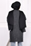 Anthracite Crew Neck Mercerized Casual Knitwear Tunik - 4