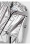 Summer - Seasonal Girls' Shiny Windbreaker Raincoat - Gray - 2