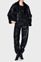 Relaxed Fit Elastic Waist Straight Leg Pants Pants Xw000681 Af16106 Uc001 - 2