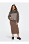 Onlwanja Fur Puffer Mix Jacket Brown Women's Coat 15292945 - 5