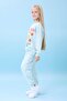 Girl's Cake Printed Seasonal Top and Bottom Set Water Green - 2