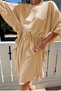 Women's Ruffle Detail Lace-Up Crinkled Shirt - 3