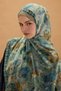 Florence Silk Crepe Shawl - Mint - 3