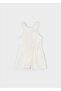 Summer Girls' Lace Shorts Jumpsuit - Ecru - 4