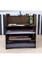 Wooden Desktop Shelf Organizer Pen Holder Napkin Holder - 6