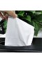 PU Leather Tissue Box Holder Rectangular with Magnetic Button, Black - 6