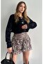 Soft Knit Cardigan with Floral Buttons - 4