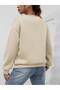 Heart Printed Circular Neck Sweatshirt - 2