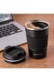 Stainless Steel Travel Coffee Mug, Vacuum Insulated for Hot and Cold Drinks, 380ml, Black - 6