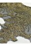 Metallic Glitter Guipure Applique Ribbon – 25 cm Width – 1 Meter (6 Appliques) - 2