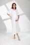 Women's Powder Flounce Shawl Collar Special Design Maternity Pregnant Dressing Gown Nightgown Set - 5