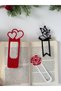 Heart, Butterfly and Rose Pattern Bookmark Set – 3-Piece Durable Bookmark