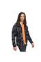 Men's Black Jacket Mt Aop Fz Fl Jy4814 - 4