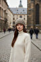 Stylish Women's Hair Braid Lined Knitwear Beret - 2
