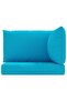 Pallet Cushions 3 pcs Light Blue Oxford Fabric - 2