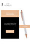 White Glitter Luxury Ballpoint Pen with White Rose Detail - 2