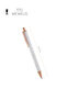 White Glitter Luxury Ballpoint Pen with White Rose Detail - 4