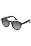 Uv400 Polarized Matte Black Unisex Sunglasses 1355 C0101M - Tr90 Flexible Durable Frame - 2
