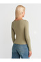 31401 Gathered Boat Neck Top-Çağla - 2