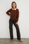 Basic Polo Neck Half Button Knit Sweater - 7
