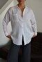 Oversize Muslin Shirt with Pockets - 8