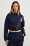 3 Yarn Teddy Bear Embroidered Hooded Jogger Tracksuit Set - 6