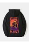 Megadeth Printed Cotton Long Sleeve Ribbed 3-Ply Hooded Rock Sweatshirt