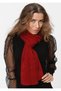 Burgundy Women's Winter Knitted Scarf, Burgundy Scarf - 4