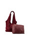 26014 Genuine Suede Leather Women's Shoulder Bag - 3
