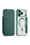 Husa iPhone 17 Pro Max SmartMag Book Case, verde