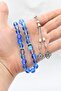 Natural Thermal Quartz Stone 33 Beads Prayer Beads with Metal Tassel 10mm Sphere Cut 902247 - 4